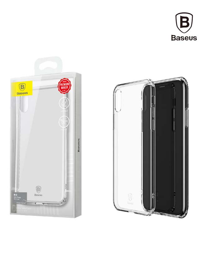 Baseus Simple Series Case Anti-fall iPhone X - Transparent (ARAPIPHX-C02)